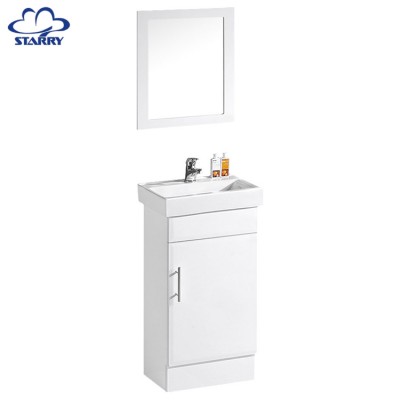 Australia Style Wholesale Cheap Modern Ceramic Small Farmhouse Bathroom Cabinet Set