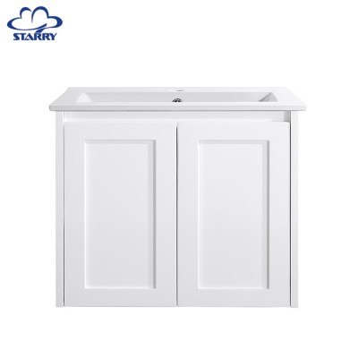 WH76-600W Luna Series Wall Hung Vanity European Small Size Complet Bathroom Cabinet