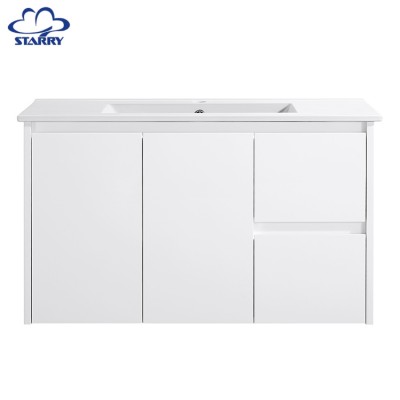 Single Sink White China Manufacturer Modern Furniture Bathroom Cabinet