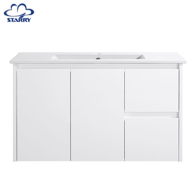 Classic White Factory Modern Small Pvc Bathroom Cabinet/Vanity Pvc Bathroom Wash Basin Cabinet