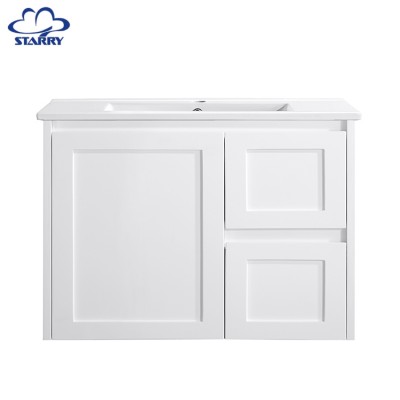 WH76-750W-SD Luna 750mm Wholesale Master Bath Furniture Bathroom Basin With Cabinet