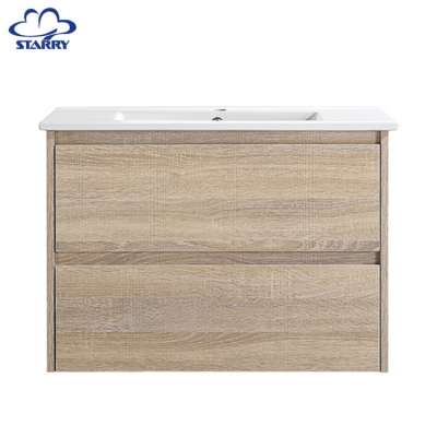 Modern Design Ceramic European Style Solid Wood Display Mdf Wash Basin Cabinet